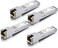 10Gtek متوافق مع Cisco GLC-T/SFP-GE-T موصل وحدة مرسل مستقبل مستقبل RJ45 ، حزمة من 4