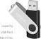 Enfain [Not 128GB ] 10 Pack Small Capacity 128 MB USB Flash Drive Bulk 128MB Thumb Drives in Black, with LED Indicator, 12 x Removable White Labels for Marking Contents Loaded
