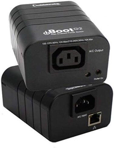 Dataprobe iBoot-G2 Basic Network Power Switch, 1 Outlet, Home Automation and Remote Rebooting (Routers, WebCams, Servers)