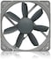 نوكتوا مروحة تبريد NF-S12B ريدوكس-1200 بي دبليو ام، 4 دبابيس، عالية الاداء مع 1200 دورة في الدقيقة (120 ملم، رمادي)