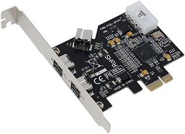 سدنا - بطاقة تحكم بمنفذ PCI-E اكسبرس IEEE 1394b فاير واير 3 منافذ (2 خارجي + 1 داخلي)