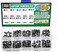 CO-RODE CO RODE 350 Pieces Laptop Screws Notebook Computer Screw Kit Set for IBM HP Dell Lenovo Samsung Sony Toshiba Gateway