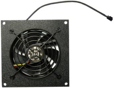 كولر جيهز مجموعات تبريد يتم التحكم فيها حراريًا مسبقًا للخزائن والفيديو والمكونات (مفردة 92 ملم، بلاستيك حراري)