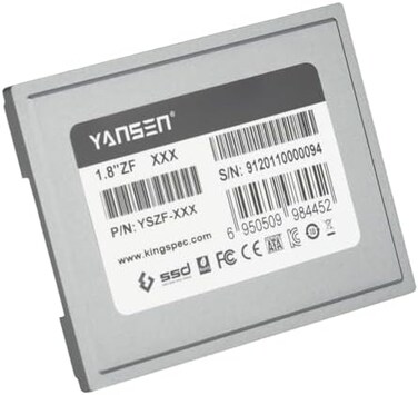 وحدة تحكم اس ام اي 64 جيجابايت من كينج سبيك 1.8 بوصة ZIF 40 دبوس SSD (MLC)