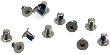 12 × M2x3 ملم فضي توركس T5 غطاء قاعدة استبدال برغي لديل XPS 13 9343 9350 9360، XPS 15 7590 9550 9560 بريسيجن M5510