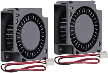 Gdstime 30 مم × 30 مم × 10 مم 12 فولت مصغرة براشليس مروحة تبريد مزدوجة الكرة محمل