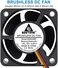 مروحة 40 ملم، مروحة 12 فولت 3 دبابيس، 40 ملم × 40 ملم × 20 ملم، مبرد وحدة المعالجة المركزية 4020 عديم المسفرات (عبوة من قطعتين)
