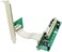 سينتيك محول PCI-E اكسبرس 1X إلى PCI 32 بت مع كابل مرن 15 سم