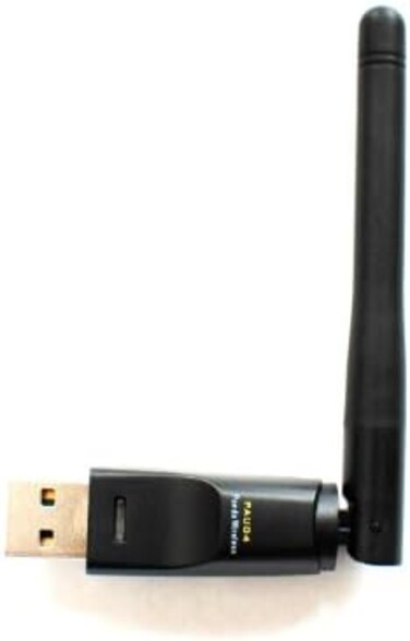 محول متوسط المدى 150Mbps N USB مع هوائي 2dBi - ويندوز XP/فيستا/7/8/10، ماك، مينت، اوبونتو، فيدورا، اوبن سوز، زورين، لوبونتو، باك تراك 5 R3، كالي لينكس، راسبيري باي/باي 2