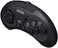 Retro-Bit Sega Genesis 2.4 Ghz Wireless Controller for Sega Genesis Original/Mini, Switch, PC, Mac - Includes Controller, 2 Receivers &amp; Storage Case (Black)