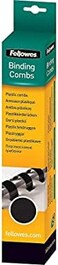 فيلوز مشابك مشط بلاستيكية 52507، قطر 5/16 انش، سعة 40 ورقة، اسود (عبوة من 100 مشط)