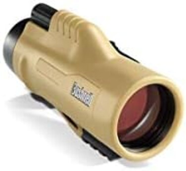 Bushnell 10x42 Legend Ultra HD Tan Monocular Mil-Ret, ED Glass, UWB, Box