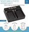 مجموعة بطاريات NB-10L وشاحن بطارية مزدوج لكاميرا كانون باور شوت G15، G16، G1X، G3X، SX40 HS، SX40HS، SX50 HS، SX50 HS، SX60 HS