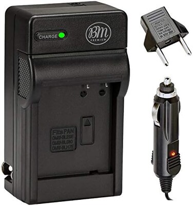 بي ام بريميوم شاحن بطارية DMW-BLG10 لباناسونيك لوميكس DC-ZS80 DC-GX9 DC-LX100 II DC-ZS200 DC-ZS70 DMC-GX80 DMC-GX85 DMC-ZS60 DMC-ZS100 DMC-GF6 DMC-GX7K DMC-LX100K الكاميرات الرقمية