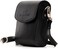 MegaGear MG700 Leather Camera Case with Strap compatible with Panasonic Lumix DC-ZS80, DC-ZS70, DMC-LX10, DMC-ZS60, DMC-ZS100 - Black