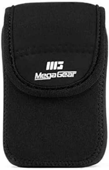 MegaGear MG750 Canon PowerShot SX620 HS, IXUS 180, 185, 360 190 IS, 170 SX610 HS Ultra Light Neoprene Camera Case - Black