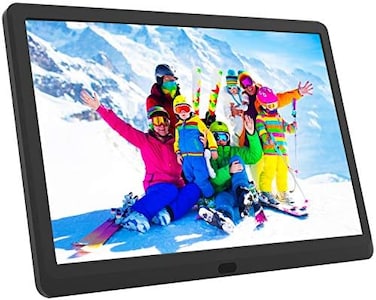 Atatat 10 Inch Digital Photo Frame with 1920x1080 IPS Screen, Digital Picture Frame with 1080P Video, Music, Slideshow, Adjustable Brightness, Auto Rotate, Photo Deletion, Remote, Support SD Card,USB