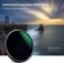 K&amp;F Concept 58mm Variable Neutral Density Lens Filter ND8-ND2000 (3-11stop) Waterproof Adjustable ND Lens Filter with 24 Multi-Layer Coatings for Camera Lens (D-Series)