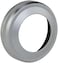 Haoge LH-X49W 2in1 All Metal Ultra-thin Lens Hood with Adapter Ring Set for Fuji Fujifilm FinePix X70 X 100 X100S X100T X100F Silver