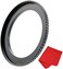 Breakthrough Photography 49mm to 77mm Step-Up Lens Adapter Ring For Filters, Made Of CNC Machined Brass With Matte Black Electroplated Finish