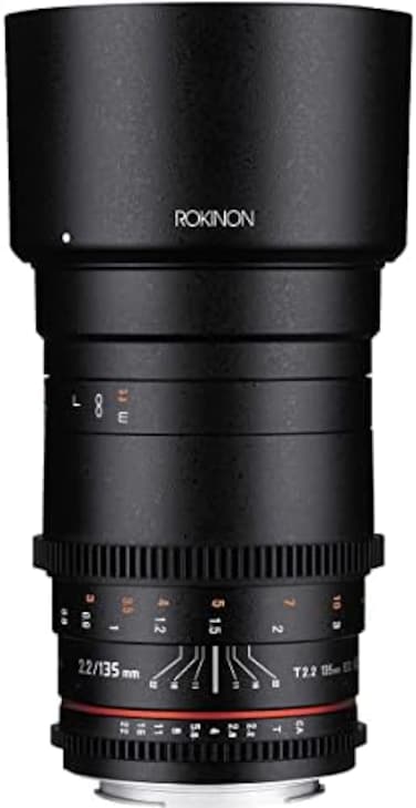 Rokinon Cine DS 135mm T2.2 ED UMC Telephoto Cine Lens for Canon EF Digital SLR Cameras