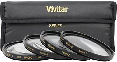 فيفاتار مجموعة فلاتر ماكرو مقربة من السلسلة 1 1 2 4 10 مع حقيبة (77 ملم)
