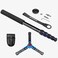 koolehaoda K-288 Monopod with Removable Tripod Base, Aluminum Alloy 5-Section 19-66 inch Height, 5kg / 11lbs Max Payload for Camera Travel Photography