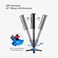 koolehaoda K-288 Monopod with Removable Tripod Base, Aluminum Alloy 5-Section 19-66 inch Height, 5kg / 11lbs Max Payload for Camera Travel Photography