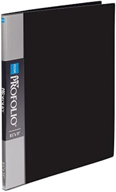 ART PROFOLIO - 8.5x11, 12 Pages, Black