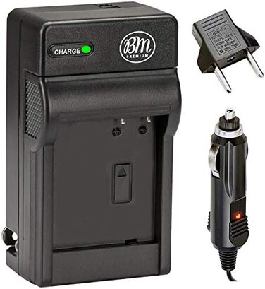 Big Mike's DMW-BLC12 Battery Charger for Panasonic Lumix DMC-GX8, DMC-G5, DMC-G6K, DMC-G6KK, DMC-G7, DMC-G85, DMC-GH2, DMC-FZ200, DMC-FZ300, DMC-FZ1000, DMC-FZ2500 Digital Camera