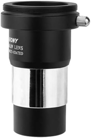 SVBONY Barlow Lens 2X, 1.25 inch Barlow Lens with Multi Coated Broadband Green Film, Telescope Accessories with M42 Thread for Telescope Eyepiece