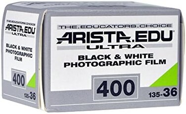 Foma Arista EDU Ultra 400 ISO Black &amp; White Photographic Film, 35mm, 36 exposure
