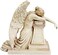 Design Toscano Angel Of Grief Monument Religious Figurine Statue, Desktop, 19 cm, Polyresin, Antique Stone