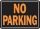 Hy-Ko Products 805 NO Parking Aluminum Sign, 10" x 14