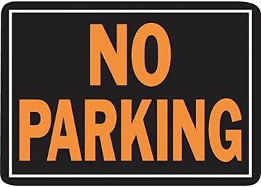 Hy-Ko Products 805 NO Parking Aluminum Sign, 10" x 14
