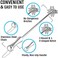 The Sage Owl Bbq Scraper With Handle - Grill Scraper For Cleaning The Grill - Bristle-Free Replacement Grill Scraper - Grill Cleaning Tool, Gifts For Men Who Love To Grill