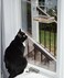 PetFusion Tranquility Window Bird Feeder in Premium Lucite Acrylic. (I) Removable Tray, (II) 3 Perches, Clear