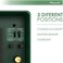 ASPECTEK Yard Sentinel Ultrasonic Animal Repellent With Flashing Light, Motion Sensor, Adjustable Volume, Waterproof, And Heavy-Duty Extension Cord For Repelling Cats, Squirrels, Raccoons, Skunks, Rab