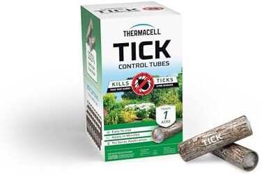 Thermacell TC-24 Environmentally Friendly Easy to Use No Spray Outdoor Tick Repellent Control Tubes, 24 Pack