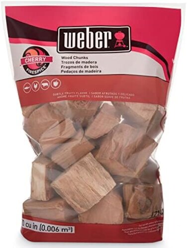 ويبر قطع خشب الكرز، للشواء والتدخين، 4 باوند