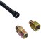 Stanbroil 1/2" OD x 3/8" ID 24" Non-Whistle Flexible Flex Gas Line Connector Kit for NG or LP Fire Pit and Fireplace