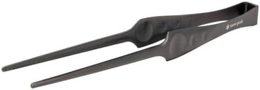 Snow Peak BBQ Pitts - Tongs for BBQ, Grill, Firepit or Home, Stainless Steel, 27cm