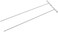 MiguCo 10pcs Pigeon Bird Entrance Trap One-way Window Door Curtain Iron T Bars