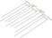 MiguCo 10pcs Pigeon Bird Entrance Trap One-way Window Door Curtain Iron T Bars