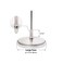 GALAFIRE BBQ Thermometer Gauge for Charcoal Grill Pit, 2 Pack 3 3/16 inch Large Dial Smoker Temperature Gauge