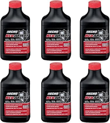 Echo 6550025 PK6 Red Armor 6.4oz 2-Stroke Oil Mix, 2.5 Gallon (50:1)