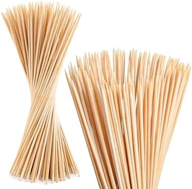 Tesorrio Pack of 120 Extra Long Disposable Bamboo Skewers