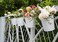 Dahey 10 Pcs Hanging Flower Pots Metal Iron Bucket Planter for Railing Fence Balcony Garden Home Decoration Flower Holders with Detachable Hooks, White, 4 Inches