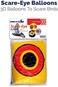 Bird-X Scare-Eye Bird Repellent Predator Eyes Balloons, Pack Of 3
