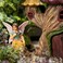 PRETMANNS Fairy Garden Fairy Houses - Fairy Garden Accessories, Fairy Garden Ornaments - Fairies for Fairy Garden - Fairy House &amp; Fairies - Fairy Garden House Kit - 4 Pieces